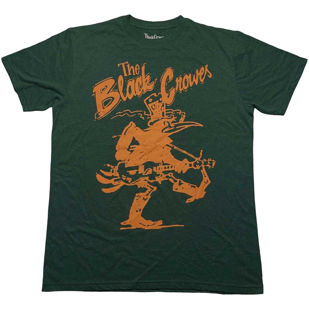 The Black Crowes tričko Crowe Guitar Zelená XXL