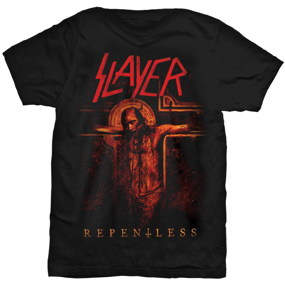 Slayer tričko Crucifix Čierna XXL