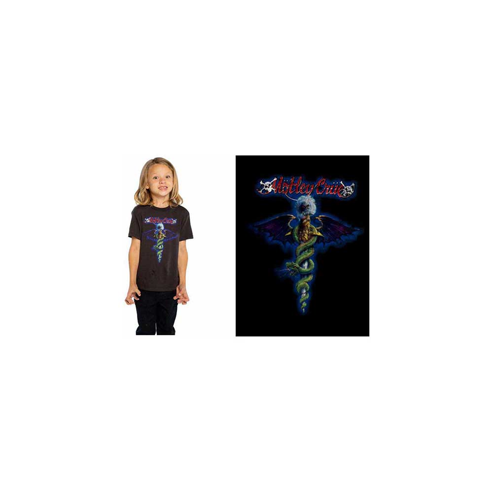 Motley Crue tričko Blue Dragon Čierna 11-12 rokov