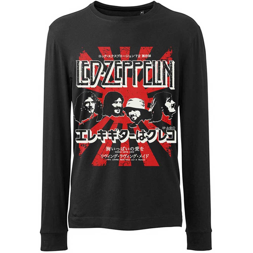 Led Zeppelin tričko Japanese Burst Čierna XL