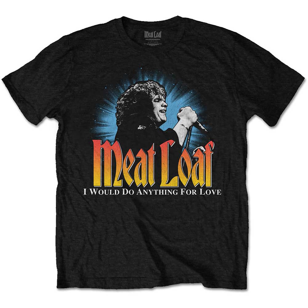 Meat Loaf tričko Live Čierna XL