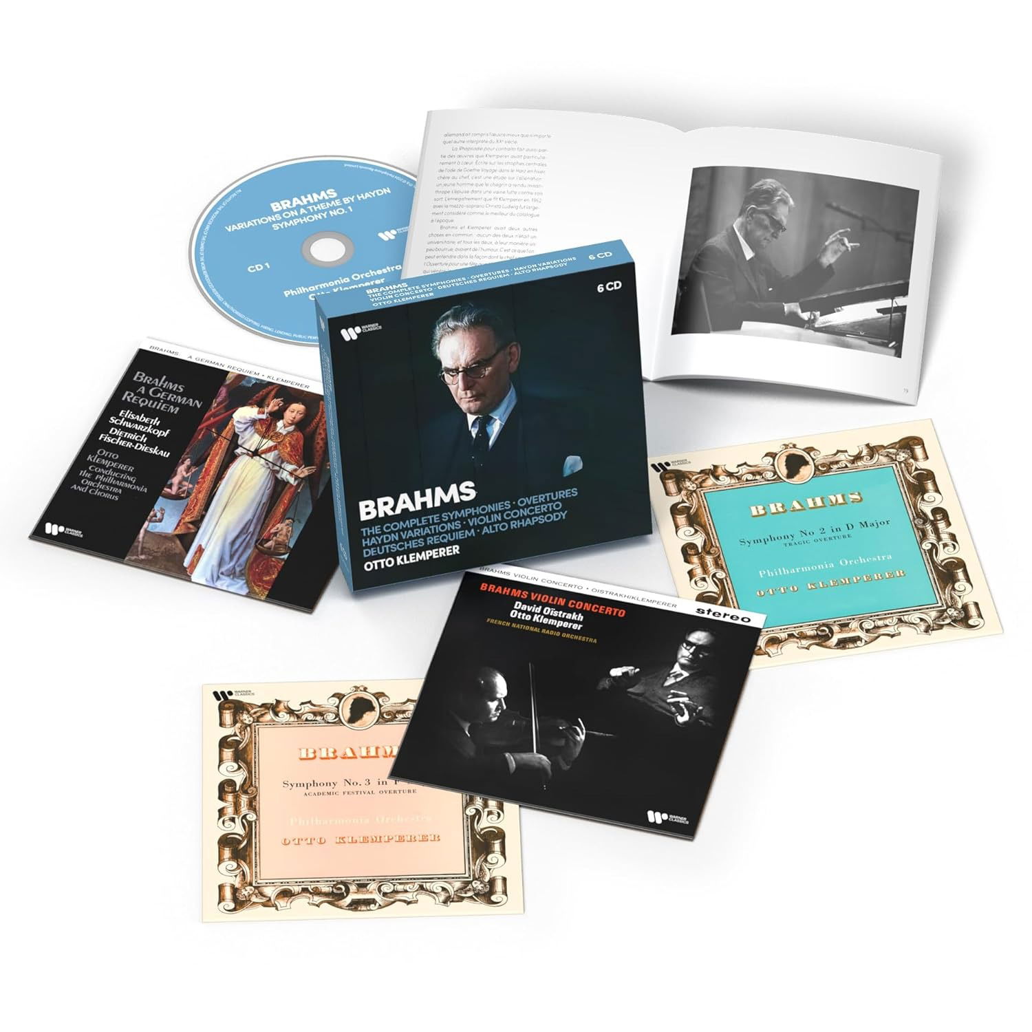 E-shop BRAHMS: THE COMPLETE SYMPHONIES, OVERTURES, HAYDN VARIATIONS, VIOLIN CONCERTO, REQUIEM, ALTO RHAPSODY