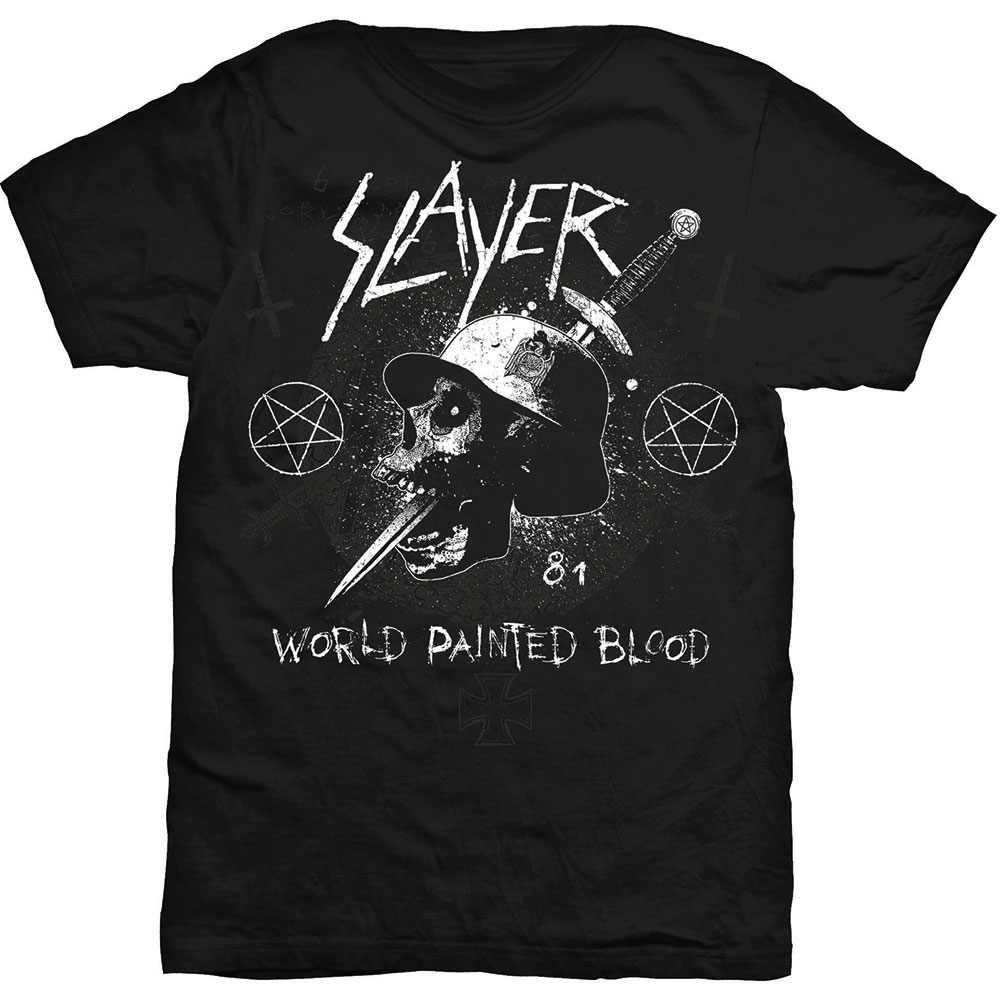 Slayer tričko Dagger Skull Čierna XL