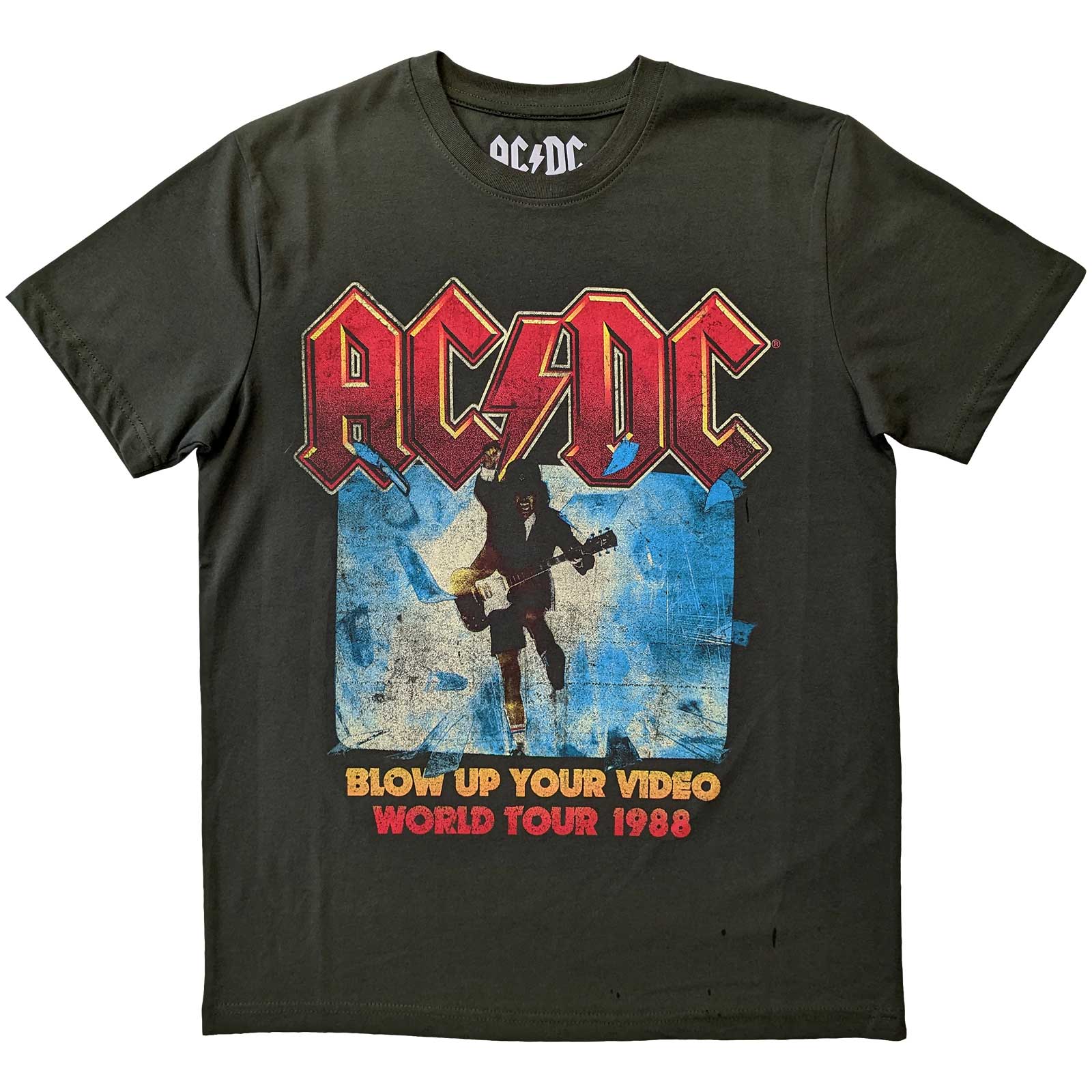 AC/DC tričko Blow Up Your Video Zelená L