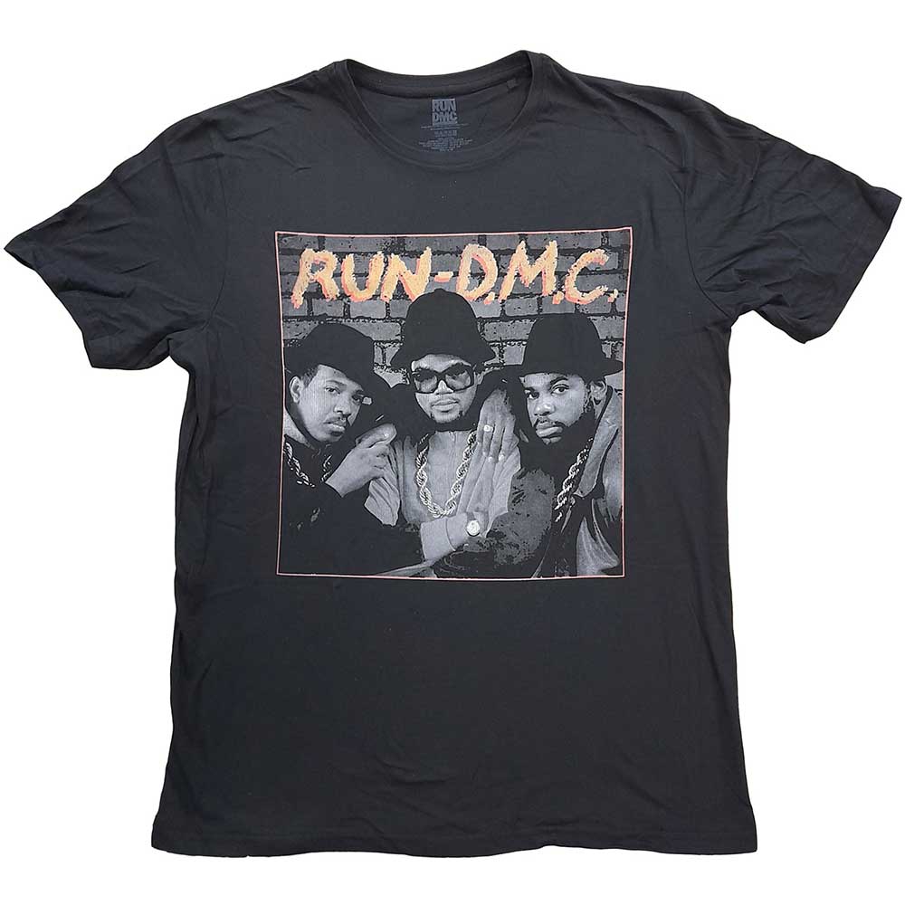 Run-DMC tričko B&W Photo Čierna XL