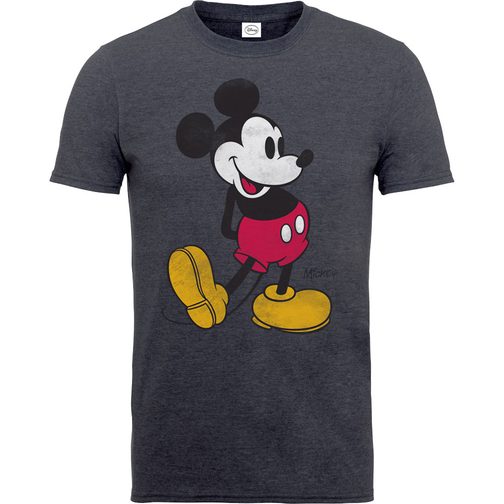 Disney tričko Mickey Mouse Vintage Šedá S