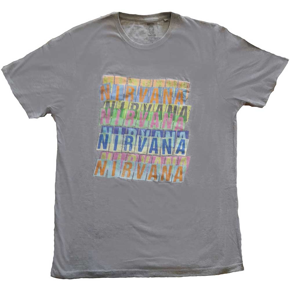 Nirvana tričko Repeat Šedá L