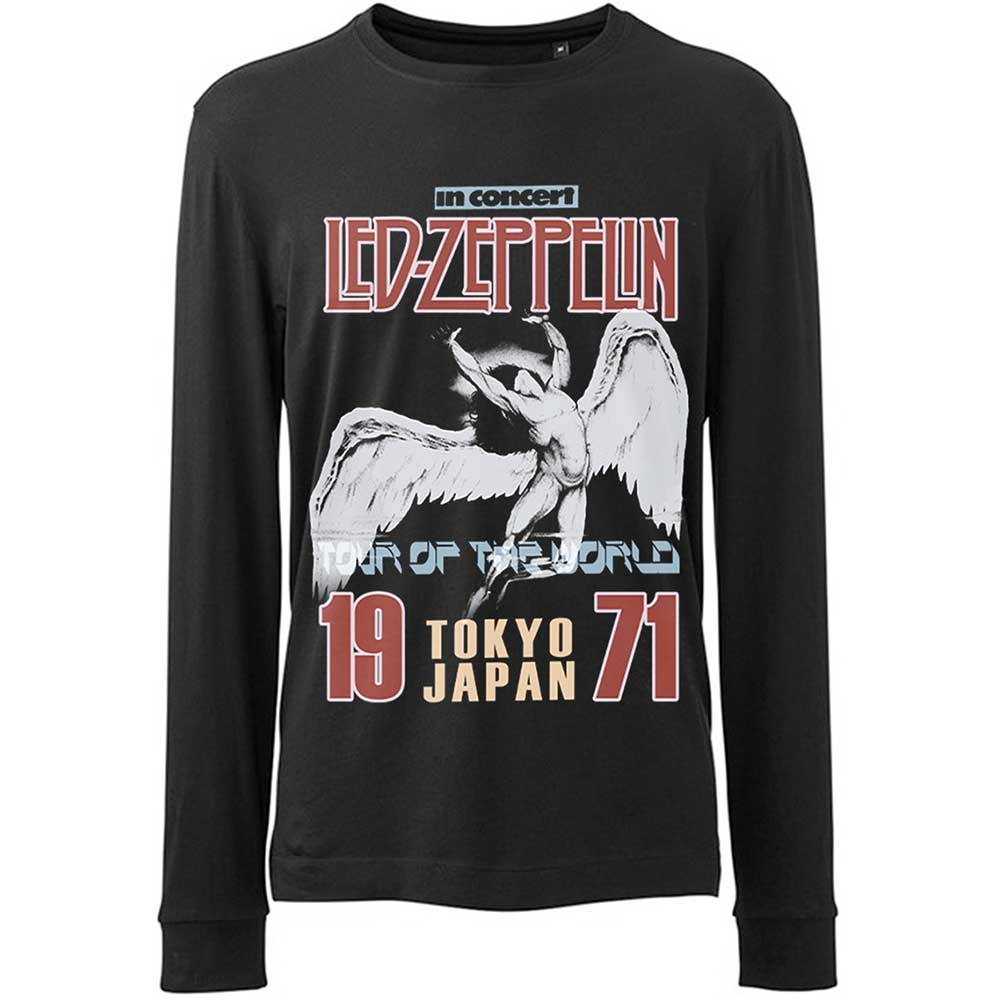 Led Zeppelin tričko Japanese Icarus Čierna XXL