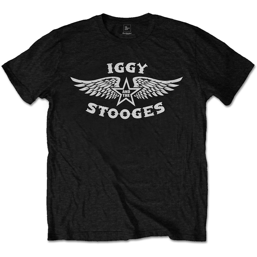 Iggy & The Stooges tričko Wings Čierna S