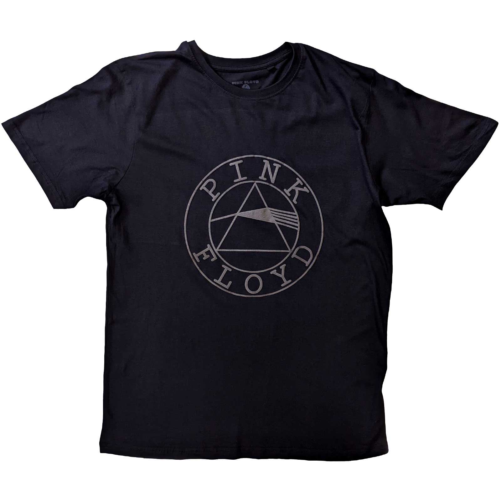 Pink Floyd tričko Circle Logo Čierna XL