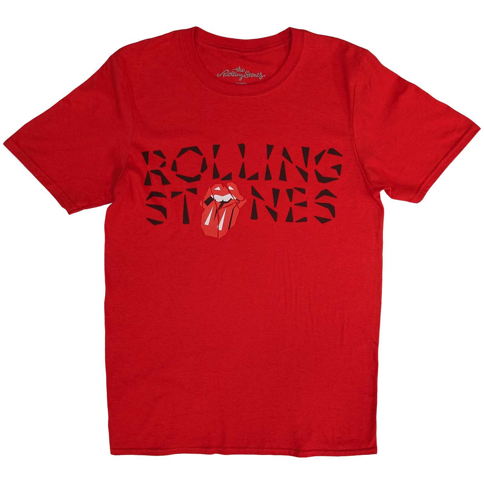 The Rolling Stones tričko Hackney Diamonds Shard Logo Červená XL