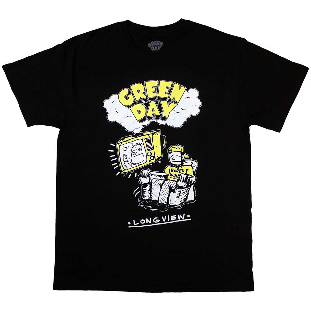 Green Day tričko Longview Doodle Čierna XL