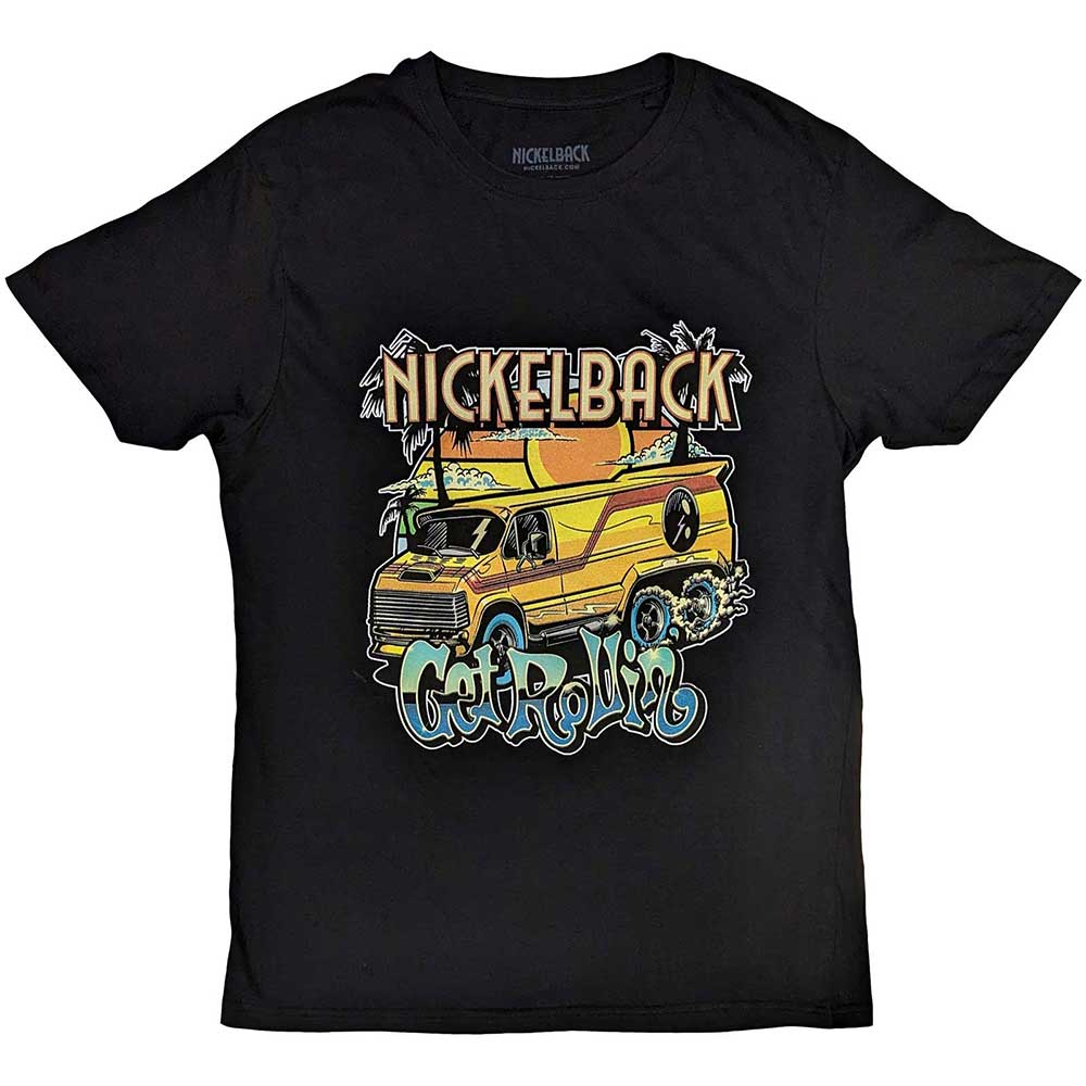 Nickelback tričko Get Rollin\' Čierna S