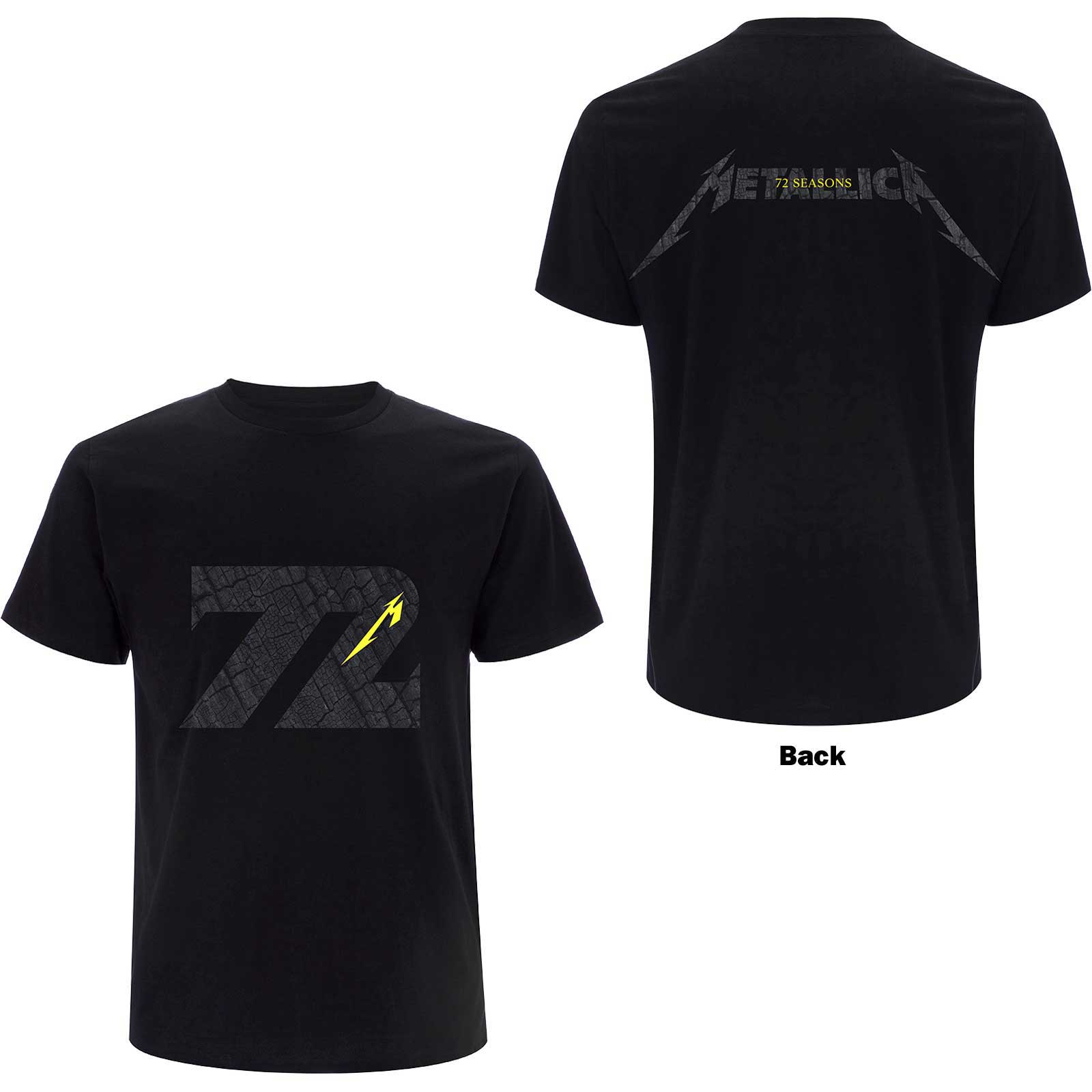 Metallica tričko 72 Seasons Charred Logo Čierna XL