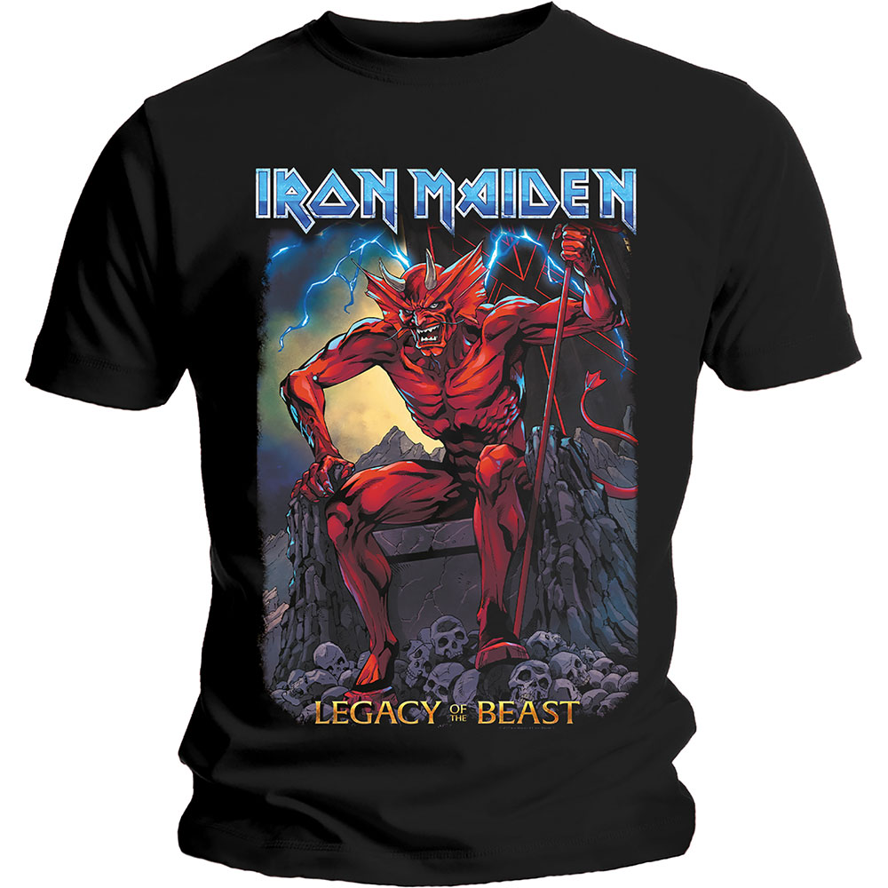 Iron Maiden tričko Legacy of the Beast 2 Devil Čierna M