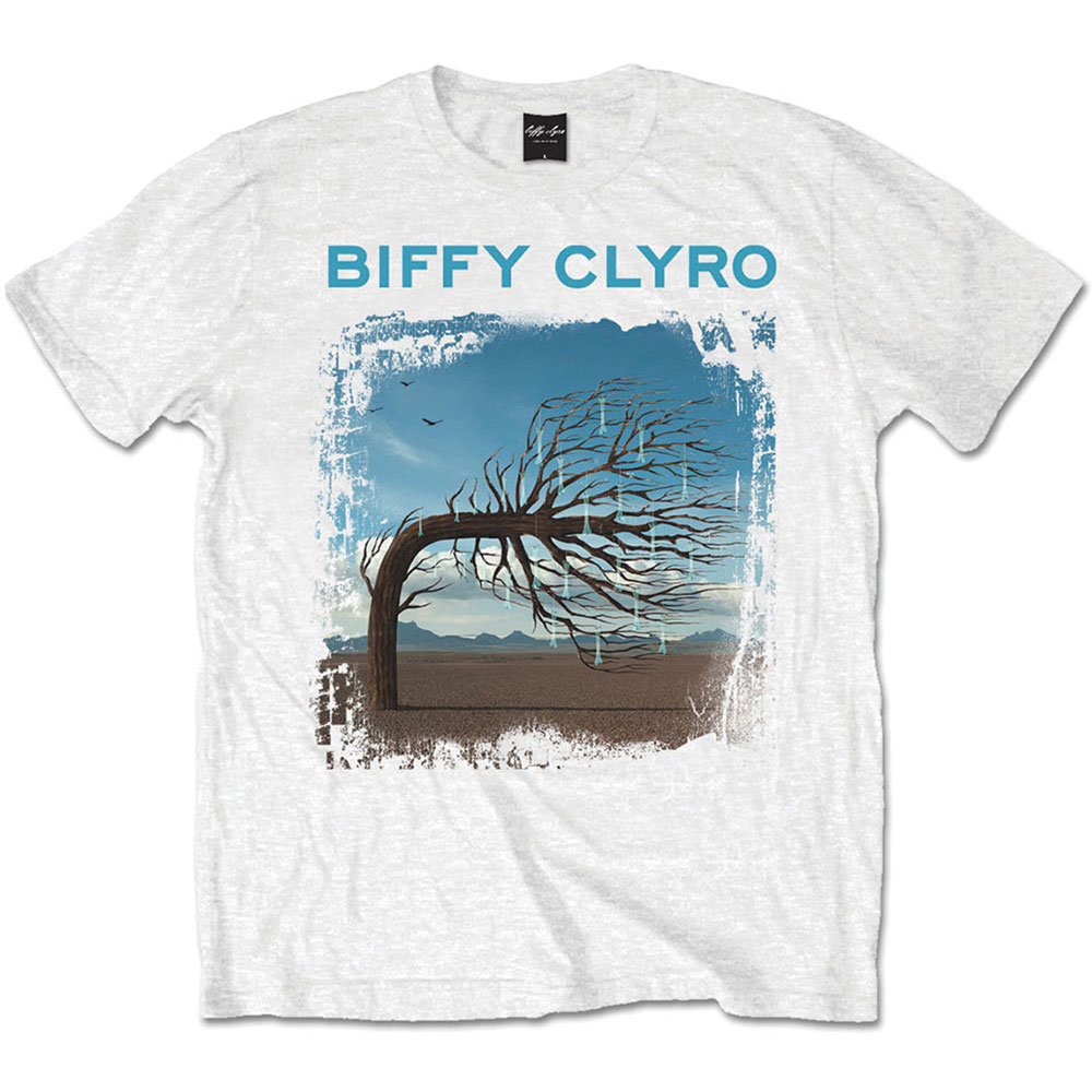 Biffy Clyro tričko Biffy Clyro tričko Opposites biele Biela XXL