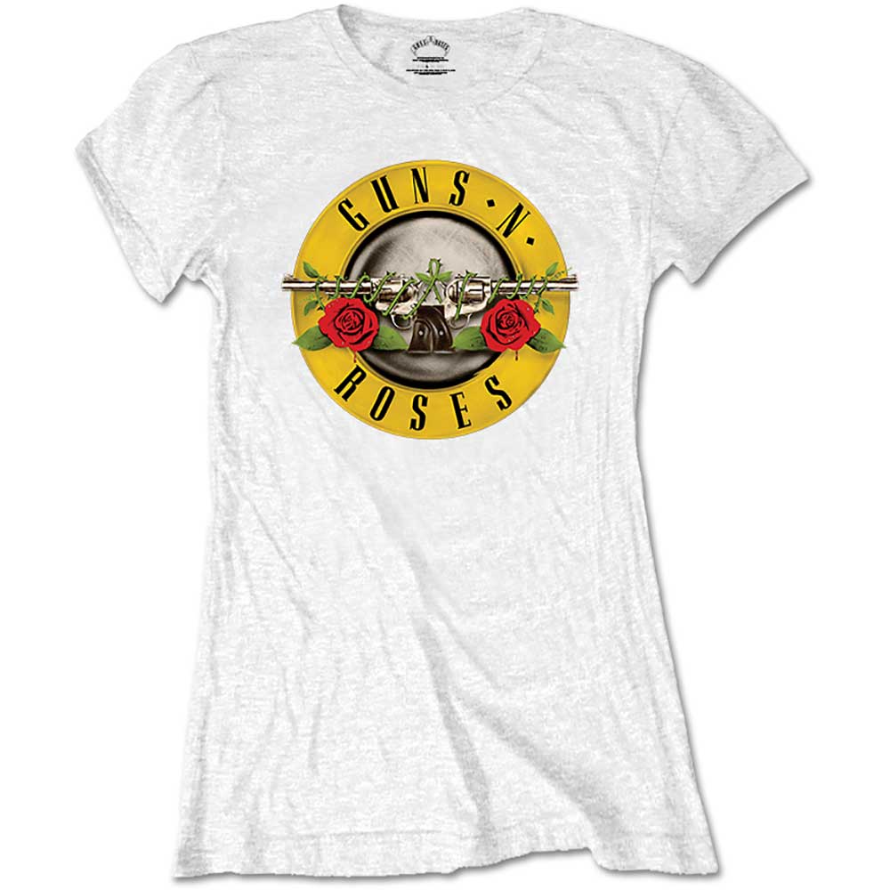 Guns N’ Roses tričko Classic Logo Biela M