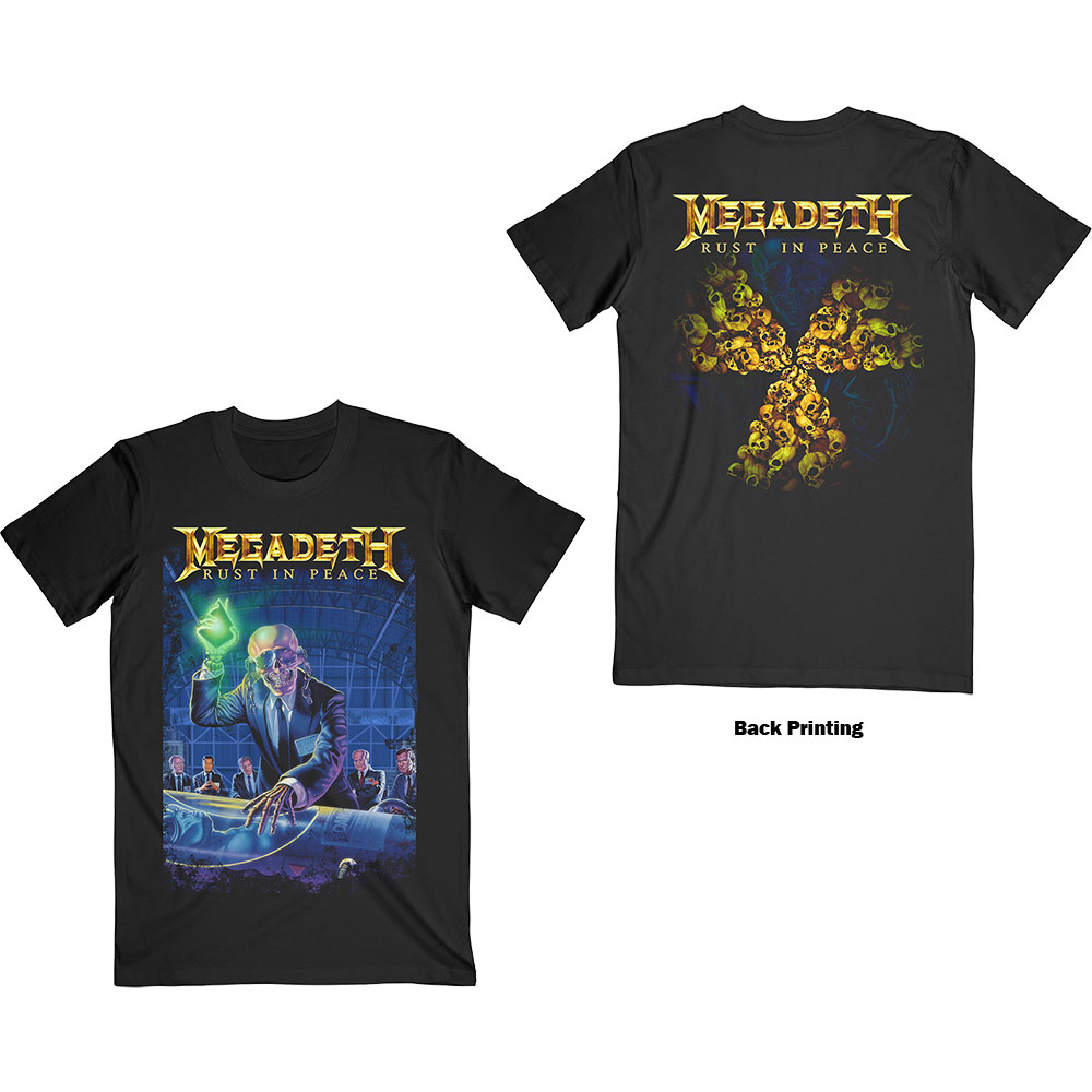 Megadeth tričko Rust In Peace 30th Anniversary Čierna S