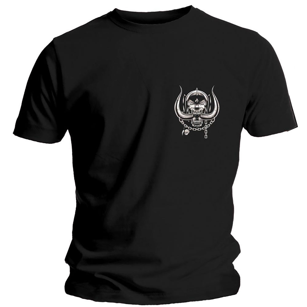 Motörhead tričko Pocket Logo Čierna XXL