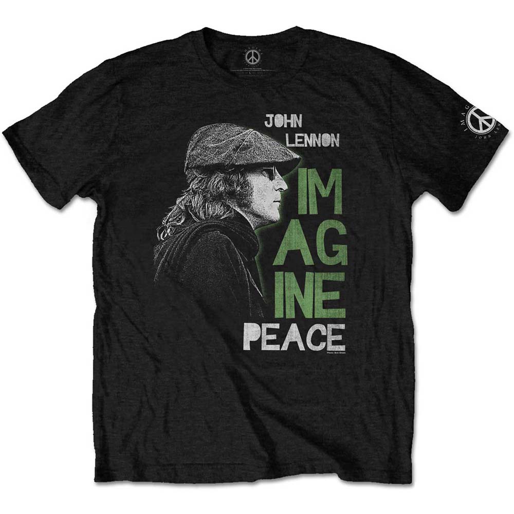 E-shop John Lennon tričko Imagine Peace Čierna 3XL