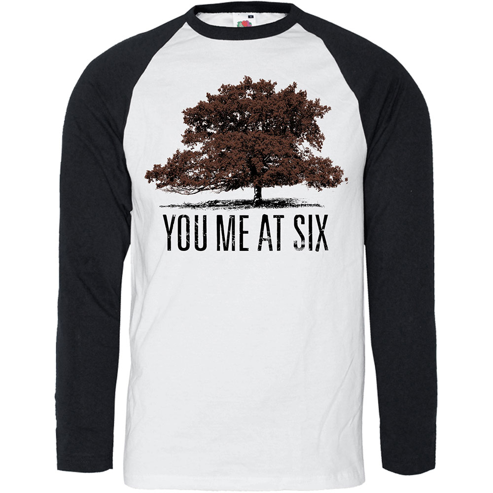 You Me At Six tričko Tree Čierna/biela L