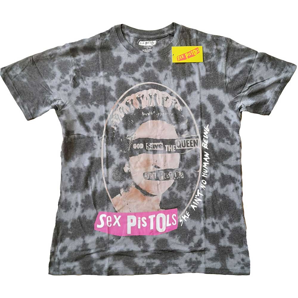 Sex Pistols tričko God Save The Queen Čierna M