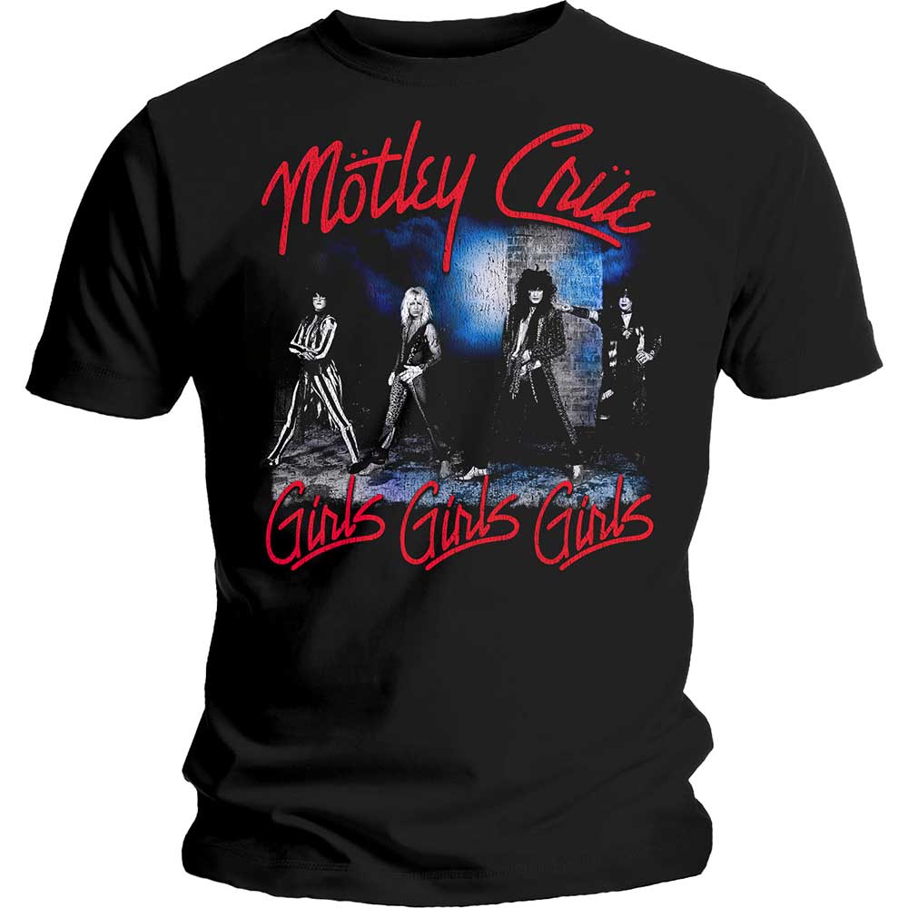 Motley Crue tričko Smokey Street Čierna XXL