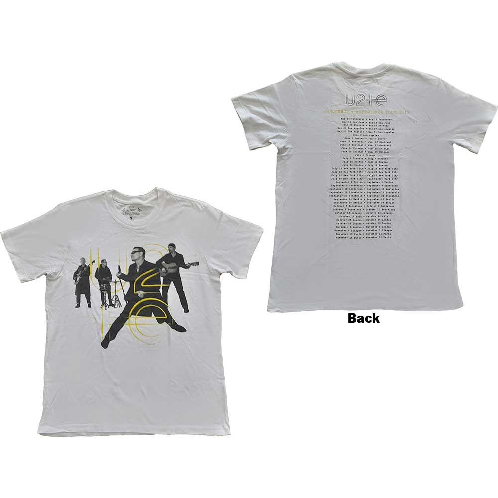 U2 tričko Live Action Biela XL