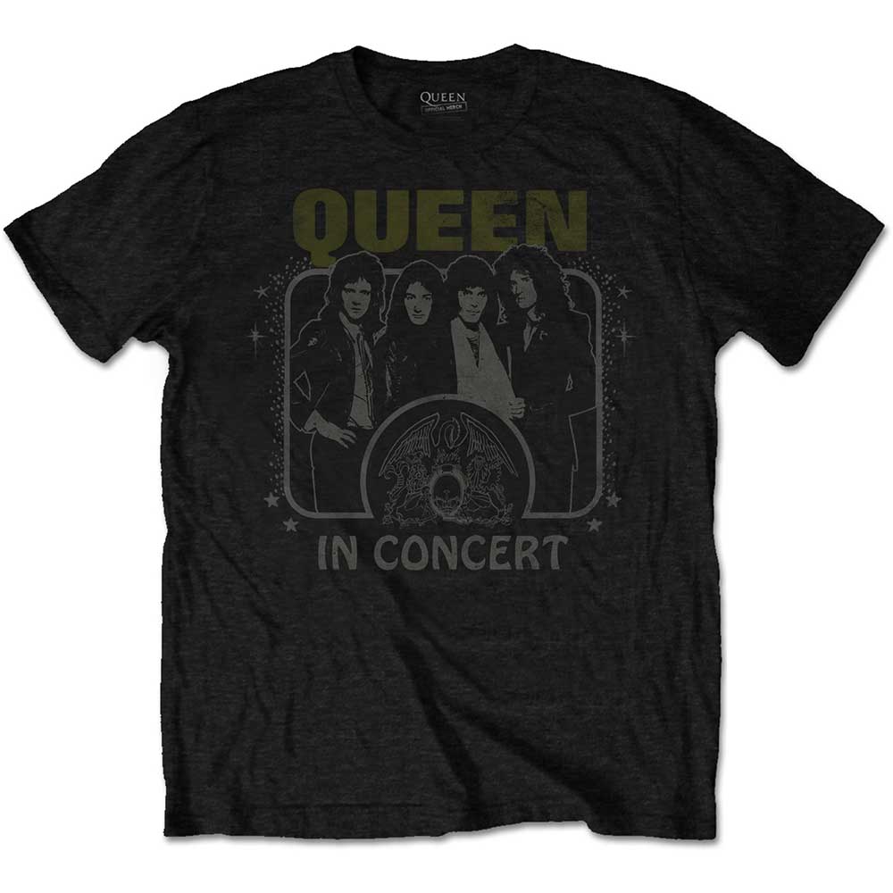Queen tričko In Concert Čierna L