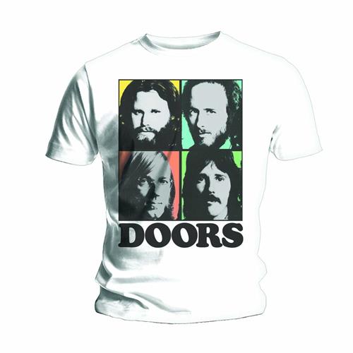 The Doors tričko Colour Box Biela XL
