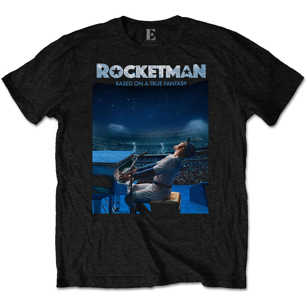 Elton John tričko Rocketman Starry Night Čierna L