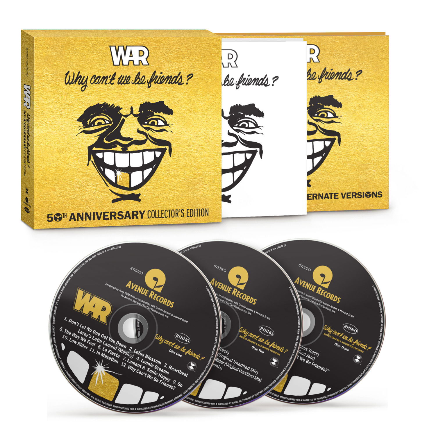 E-shop WAR - WHY CAN\'T WE BE FRIENDS? (3CD)