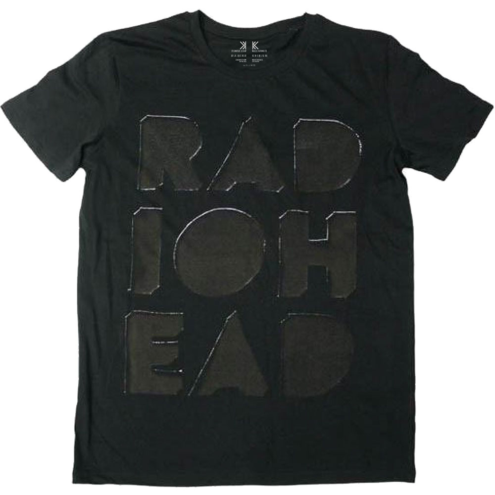 Radiohead tričko Note Pad Čierna XXL