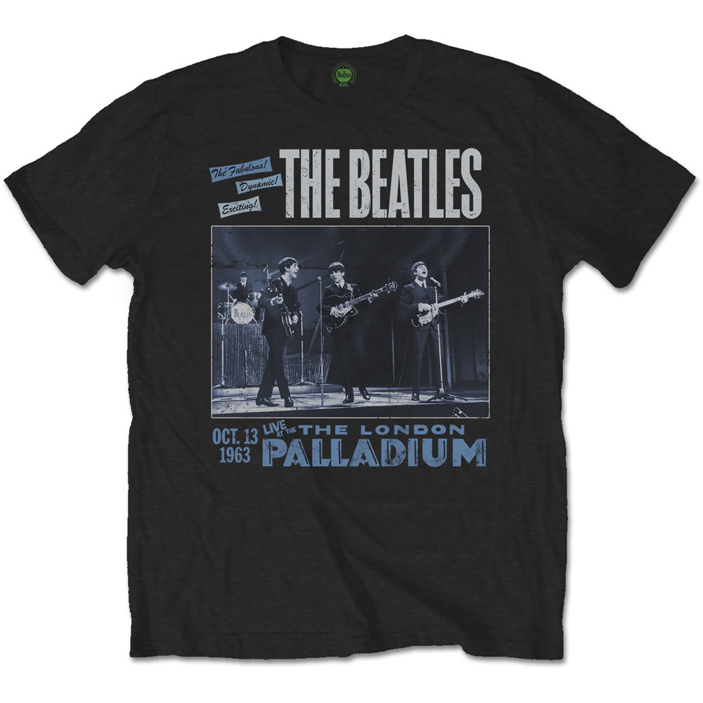 The Beatles tričko 1963 The Palladium Čierna S