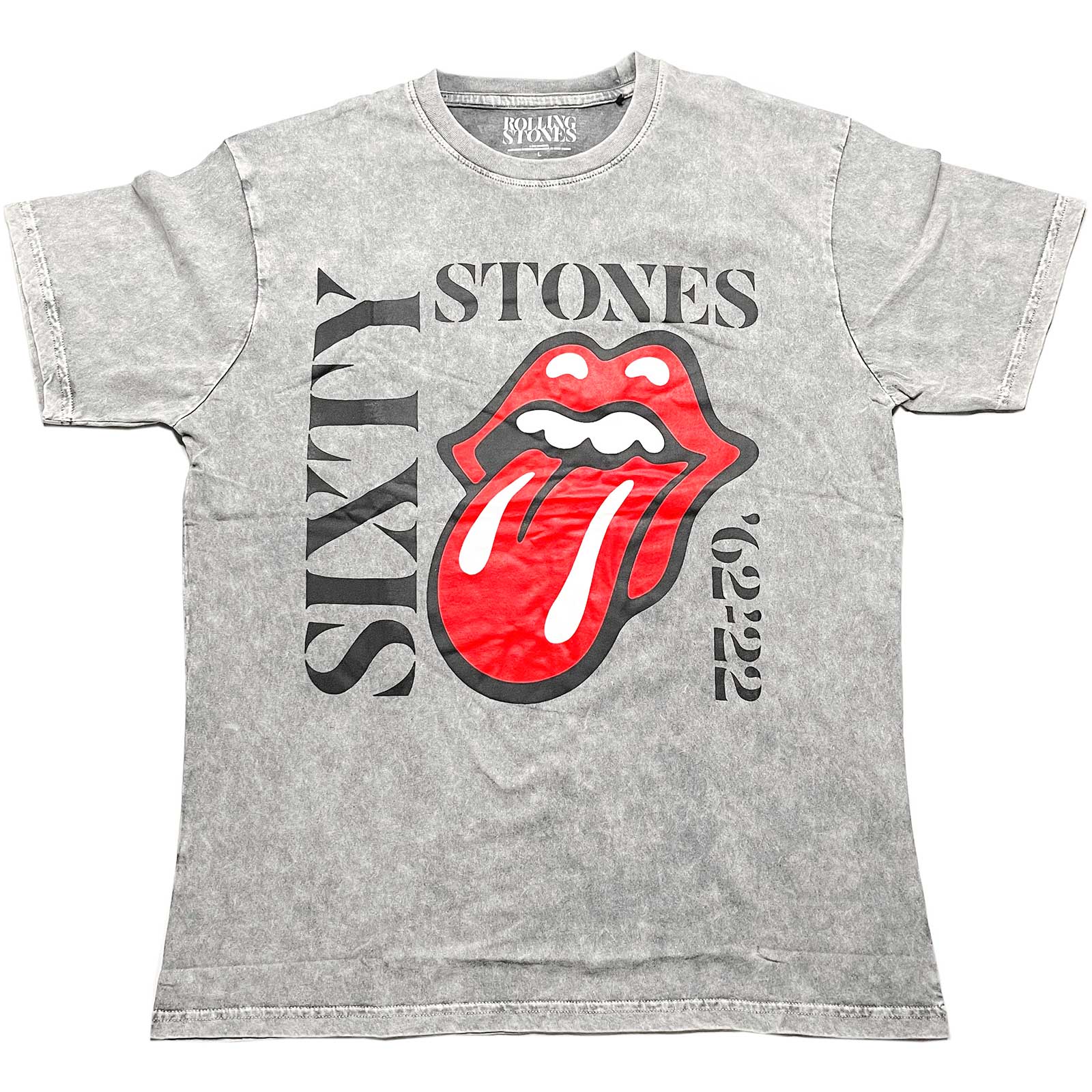 The Rolling Stones tričko Sixty Vertical Šedá S