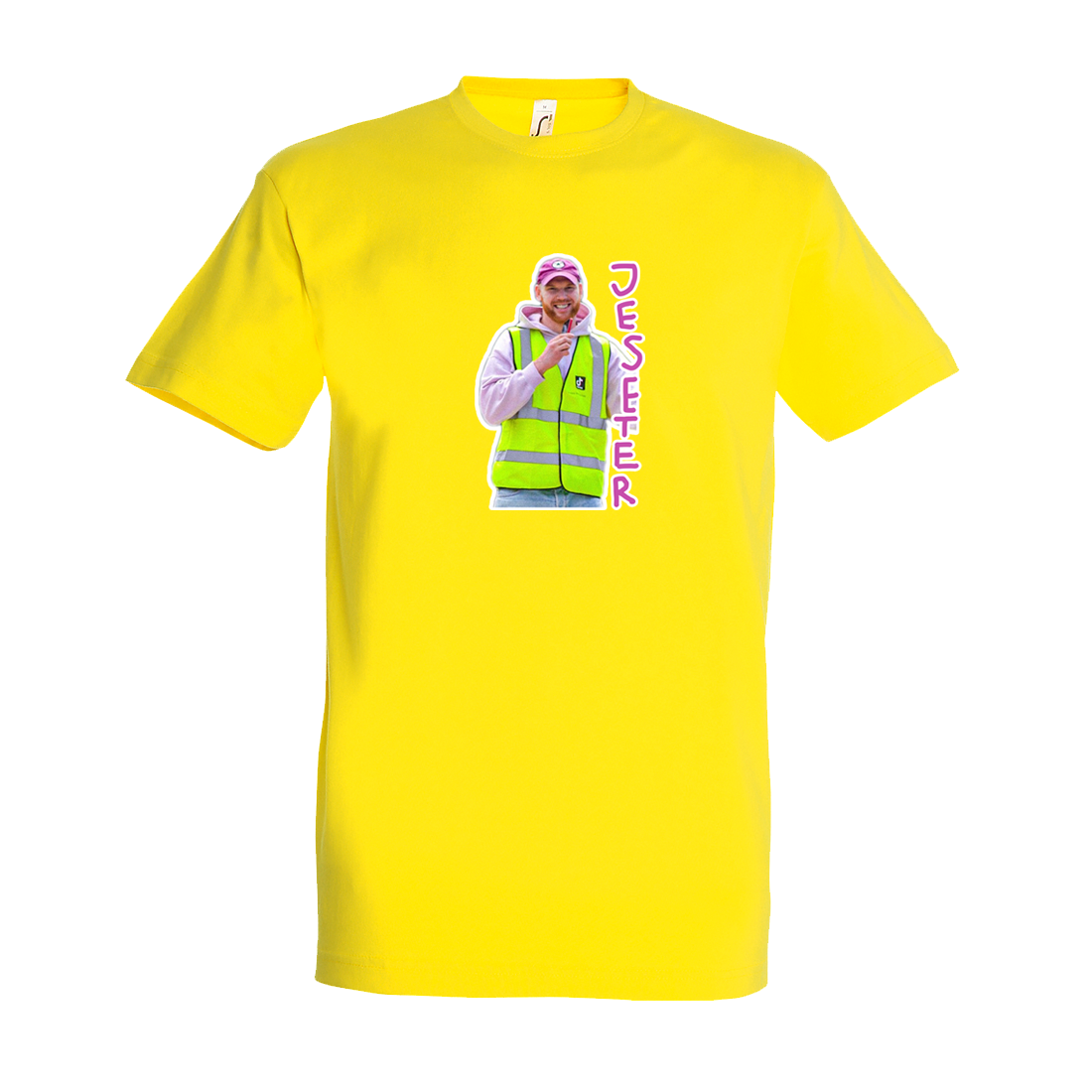 Jeseter tričko Jeseter v reflexnej veste Lemon 3XL