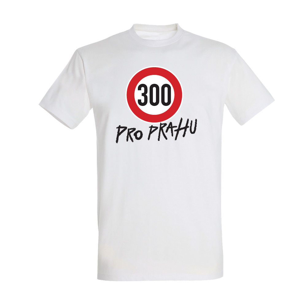 Koza Bobkov tričko 300 pro Prahu Biela 3XL