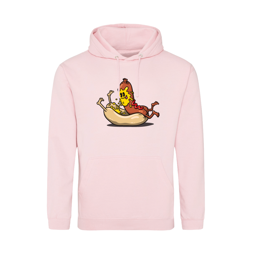 Koza Bobkov mikina Hotdog Ružová M