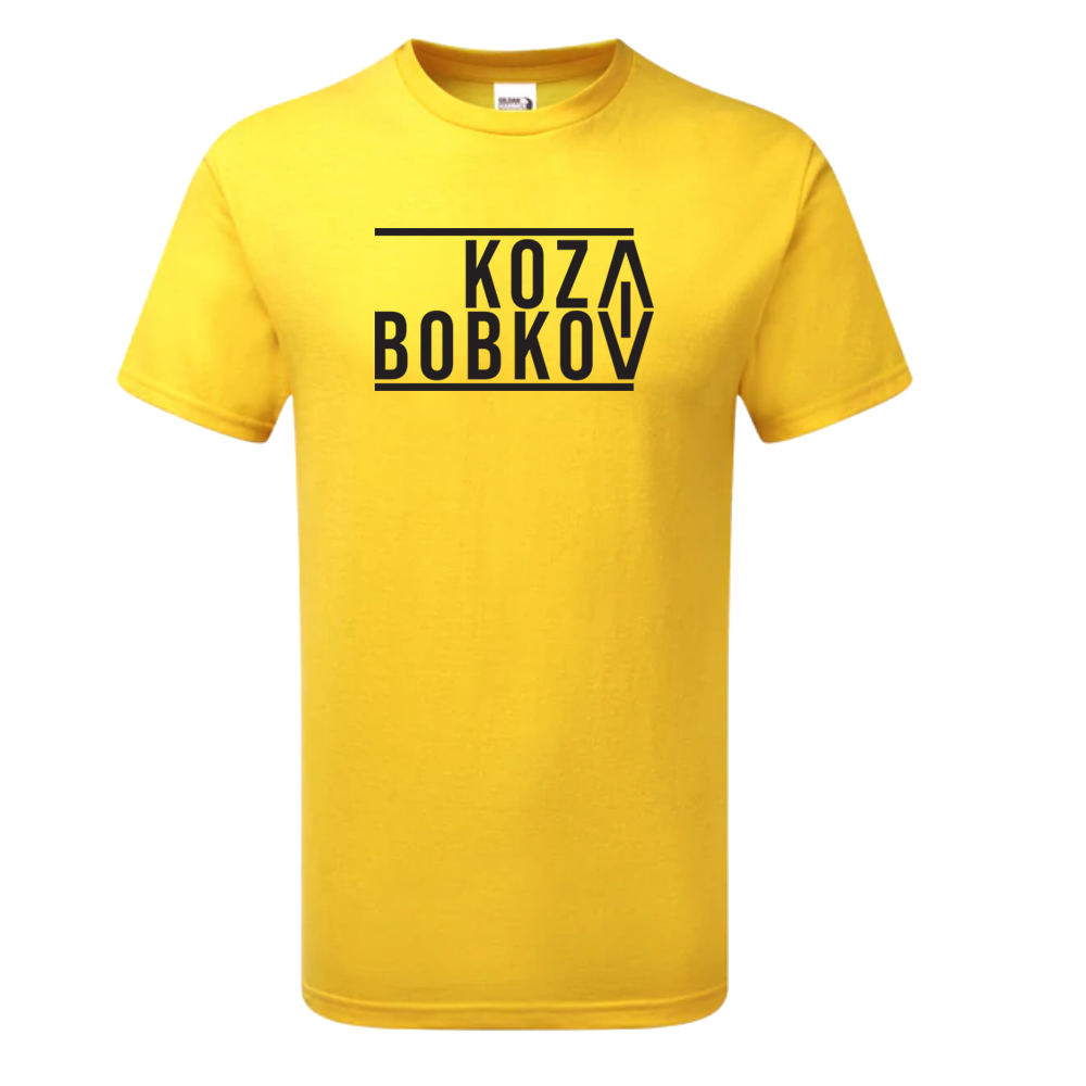 Koza Bobkov tričko Koza Bobkov Žltá 3XL