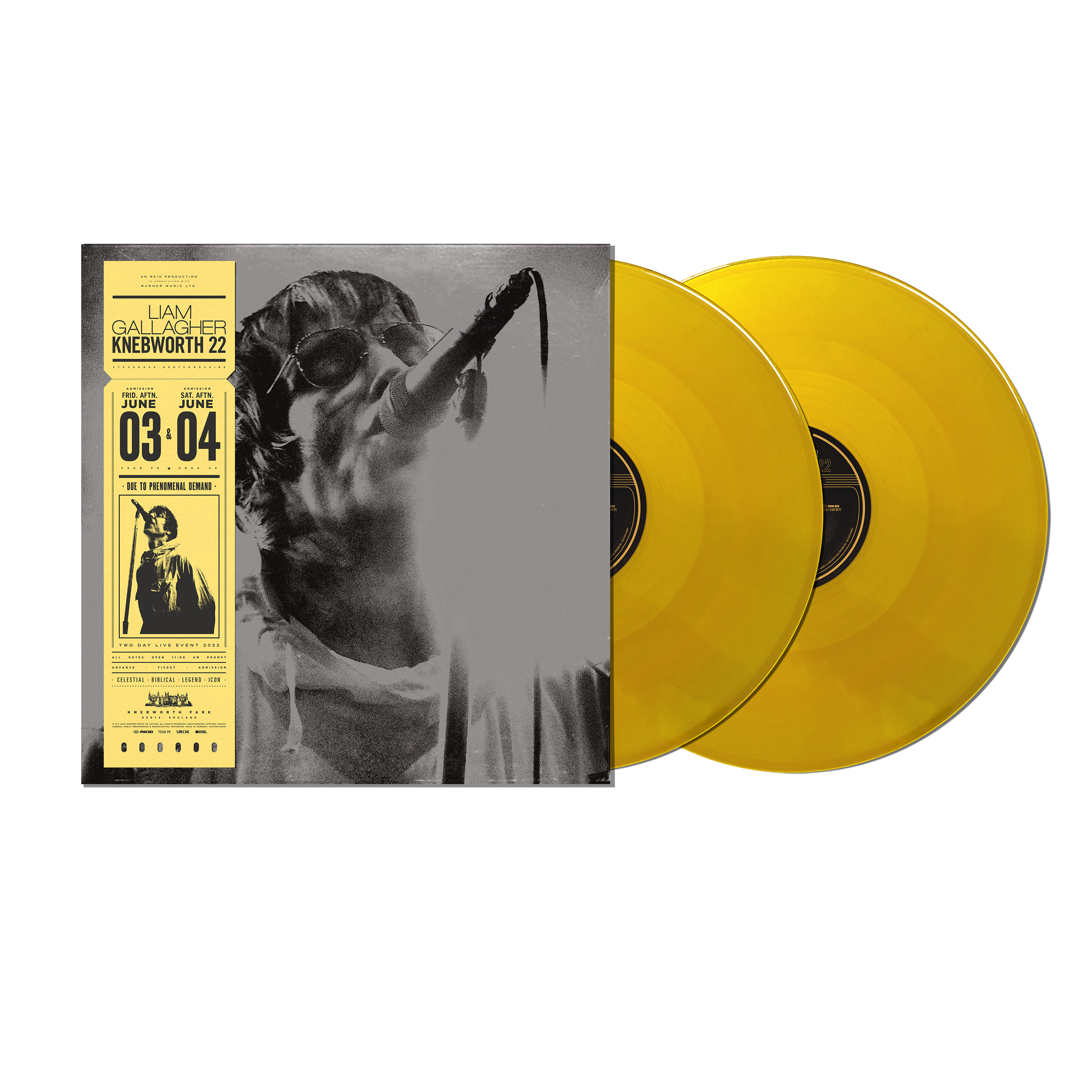 Live At Knebworth \'22 (Sun Yellow Vinyl)