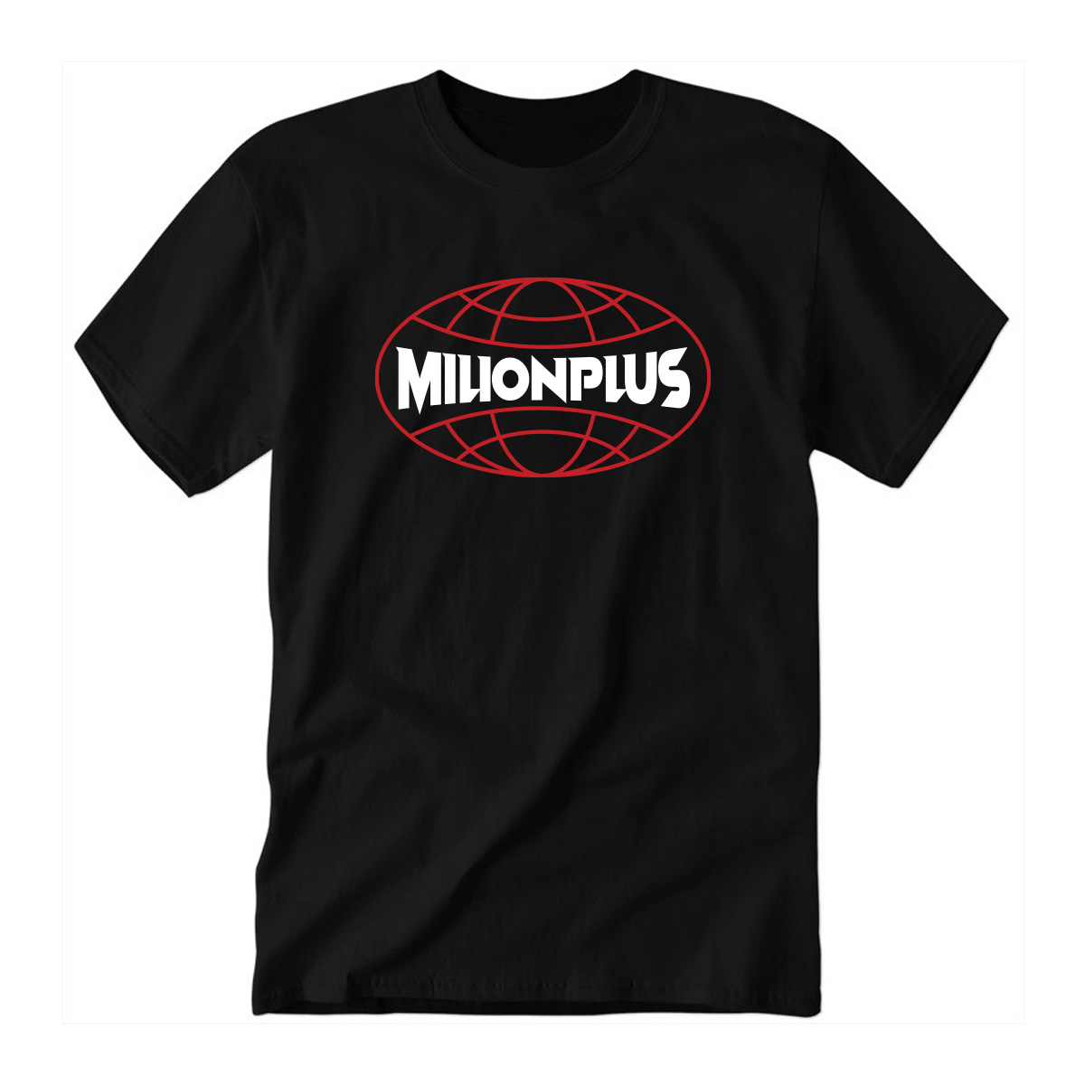 Milion+ tričko Milion Plus 2023 Čierna XXL