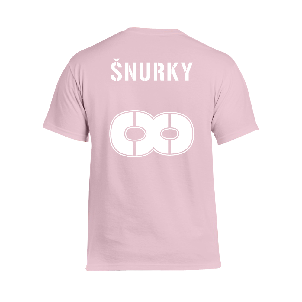 Naked Bananas tričko Šnurky Baby Pink XL