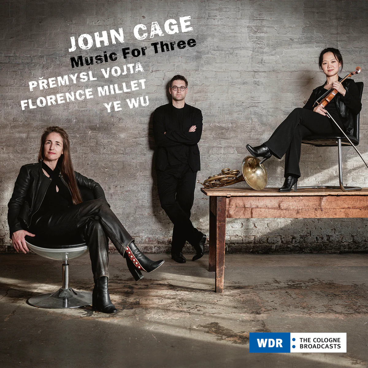 Přemysl Vojta, Přemysl Vojta & Florence Mille, John Cage - Music For Three, CD