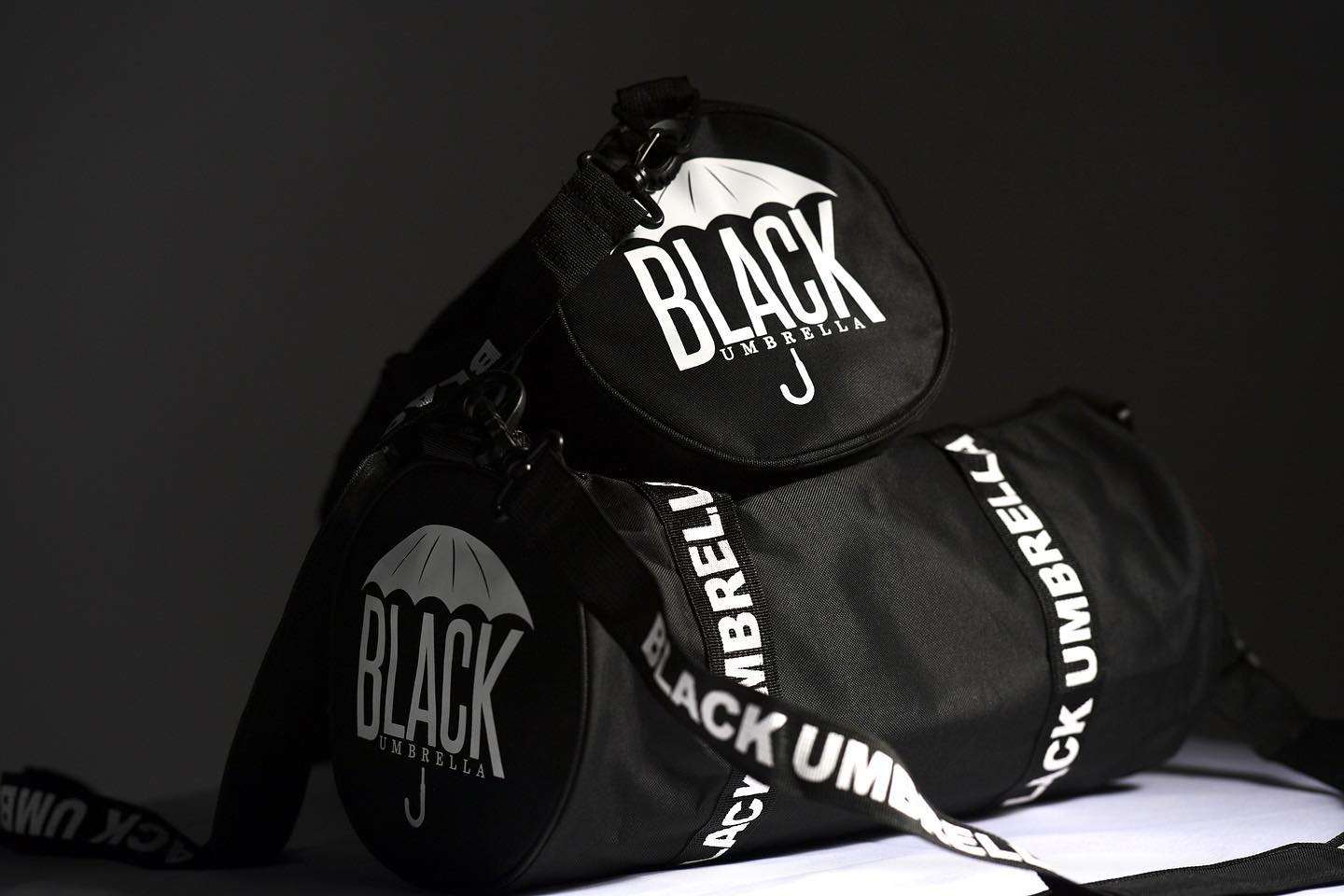 E-shop Black Umbrella Mini Duffle Bag