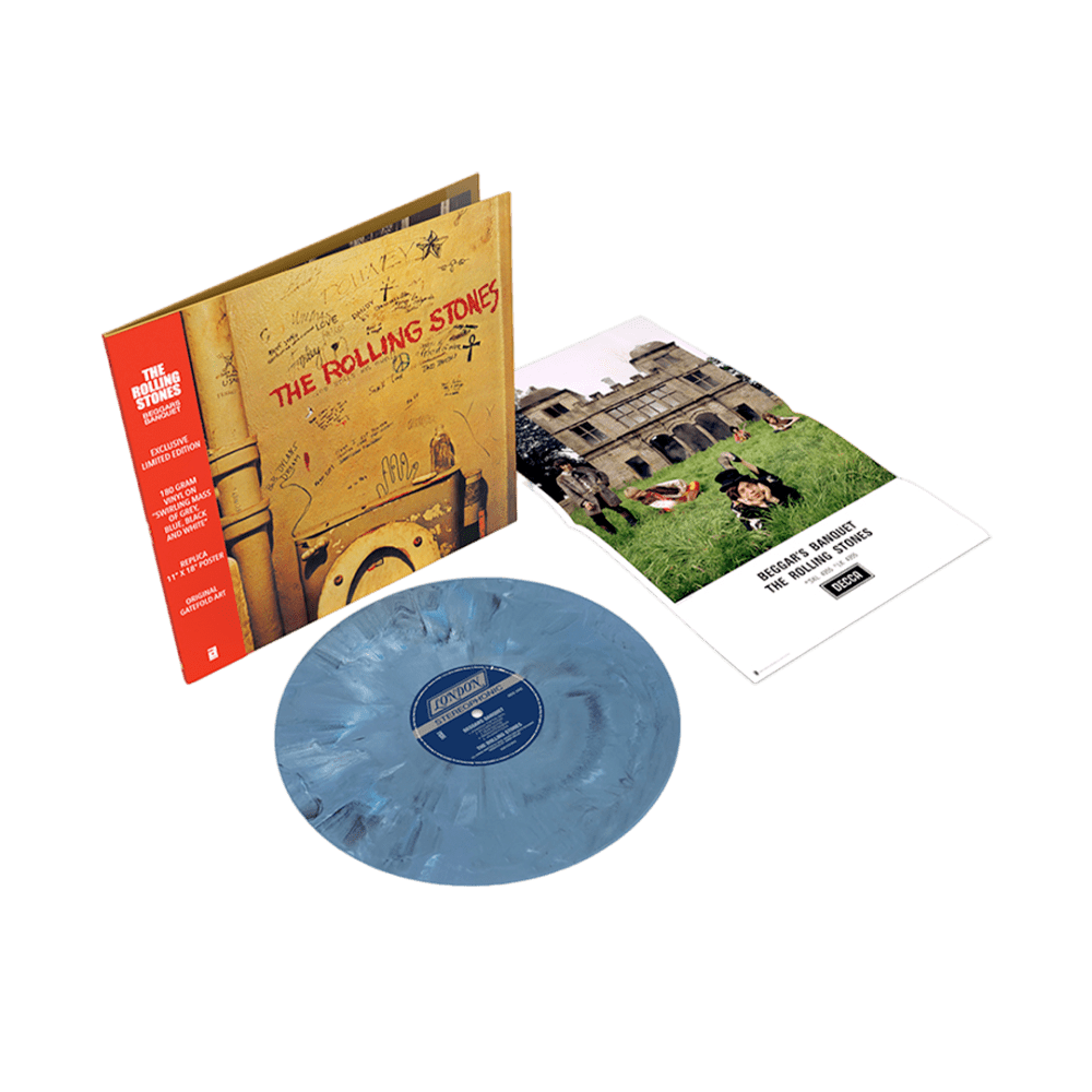 The Rolling Stones Vinyl Beggars Banquet (Grey, Blue, Black and White