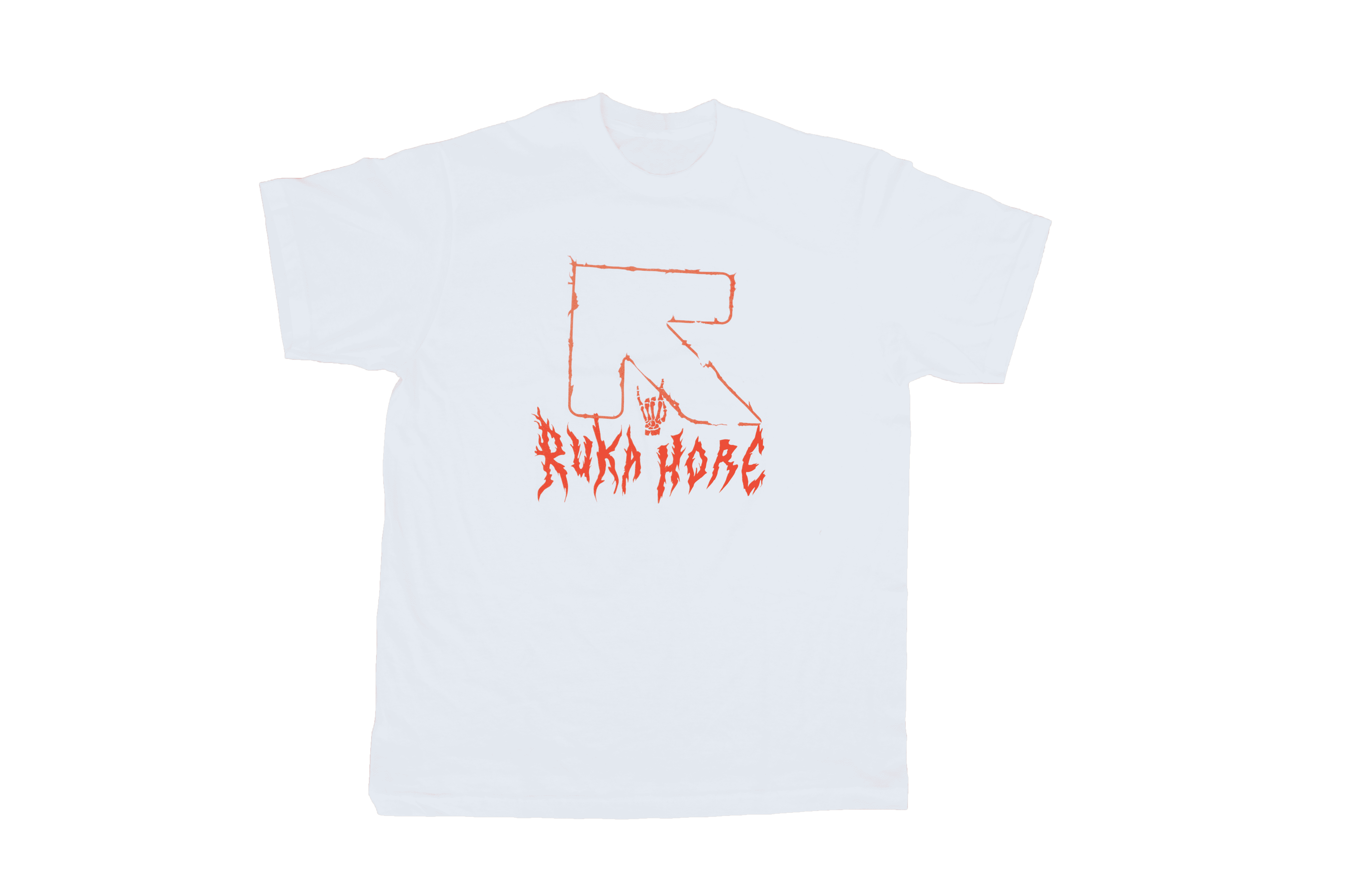 Ruka Hore tričko Logo Rock Biela S