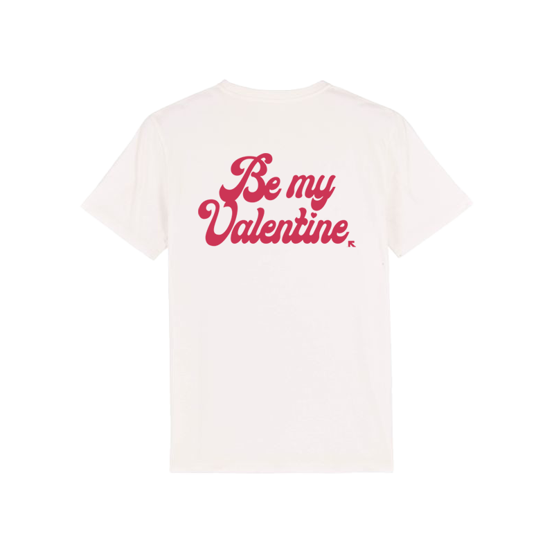 Ruka Hore tričko Be My Valentine Off White XXL