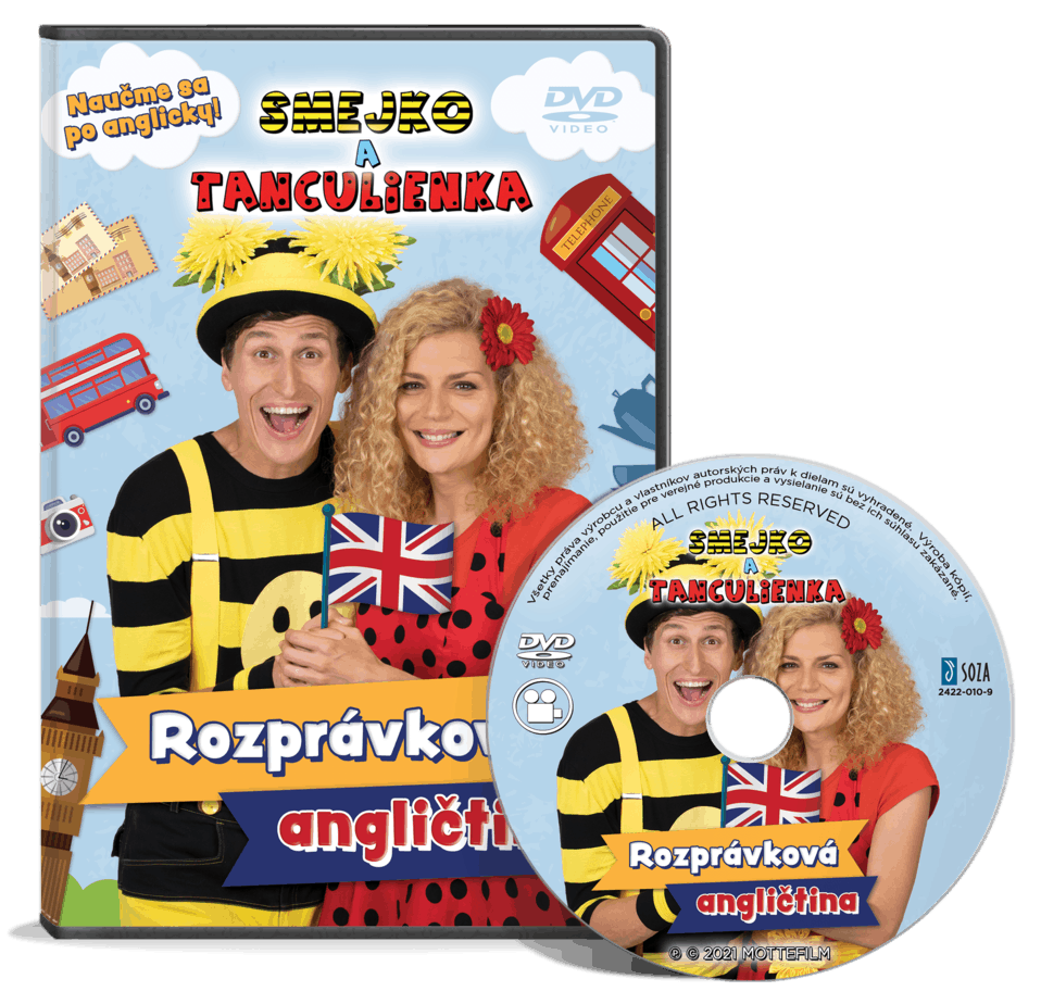 Smejko a Tanculienka, Smejko a Tanculienka: Rozprávková angličtina DVD, DVD