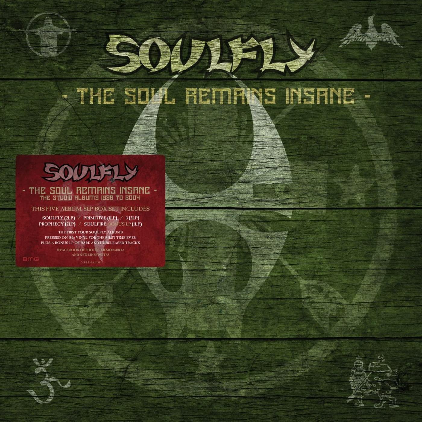 Soulfly, The Soul Remains Insane: The Studio Albums 1998 to 2004, CD