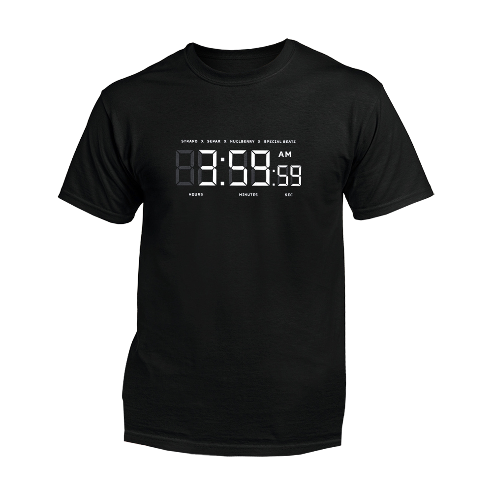 Strapo tričko 3:59 FOSFOR Čierna XL